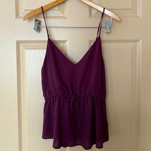 Aritizia Babaton Flowy Tank with Tie Waist